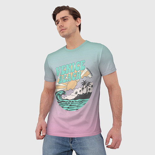 Мужская футболка VENICE BEACH / 3D-принт – фото 3