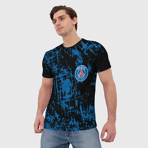 Мужская футболка Пари Сен-Жермен Paris Saint-German / 3D-принт – фото 3