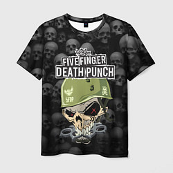 Футболка мужская Five Finger Death Punch 5FDP Z, цвет: 3D-принт