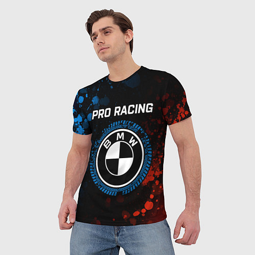 Мужская футболка БМВ - Racing / 3D-принт – фото 3