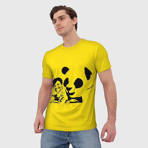 Мужская футболка Панда / 3D-принт – фото 3