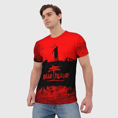Мужская футболка Island of blood / 3D-принт – фото 3