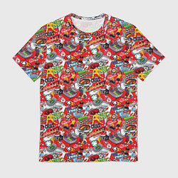 Футболка мужская Футбол, цвет: 3D-принт