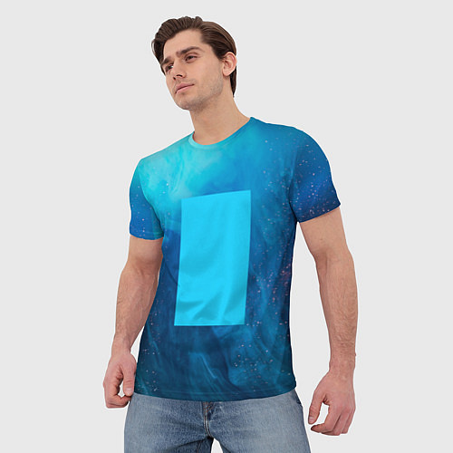 Мужская футболка Love Death And Robots Зима Блю / 3D-принт – фото 3