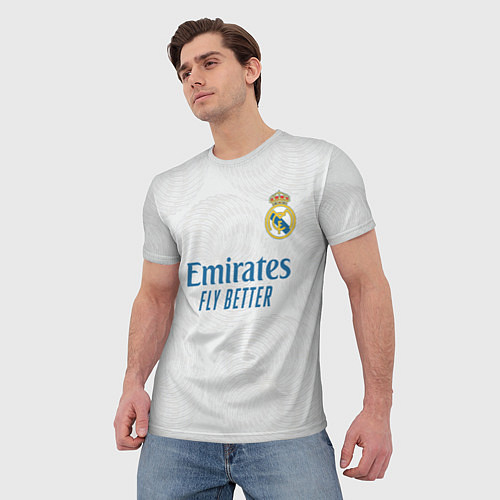 Мужская футболка Реал Мадрид форма 20212022 / 3D-принт – фото 3