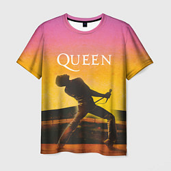Футболка мужская Queen Freddie Mercury Z, цвет: 3D-принт