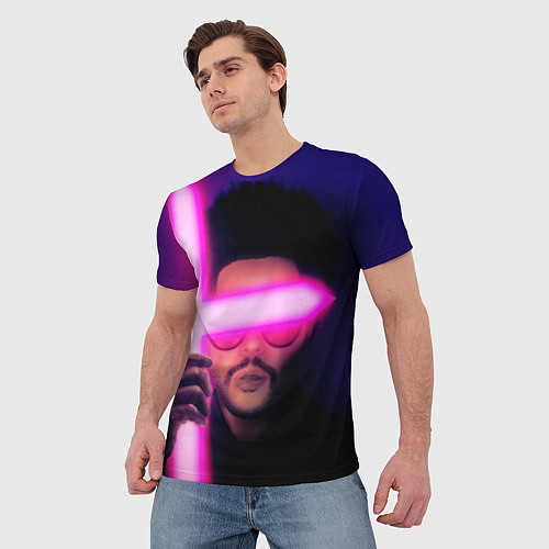 Мужская футболка The Weeknd - Blinding Lights / 3D-принт – фото 3