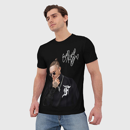 Мужская футболка Любимый Егор Крид / 3D-принт – фото 3