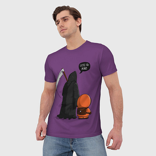 Мужская футболка Друг Кенни / 3D-принт – фото 3