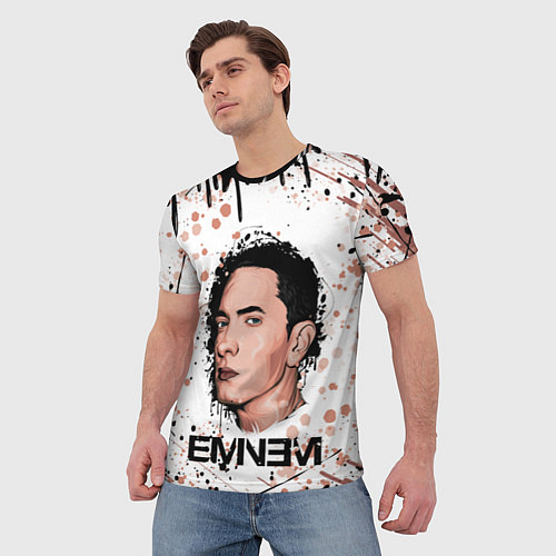 Мужская футболка EMINEM ЭМИНЕМ Z / 3D-принт – фото 3