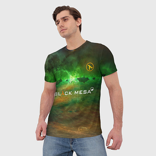 Мужская футболка BLACK MESA HALF-LIFE Z / 3D-принт – фото 3