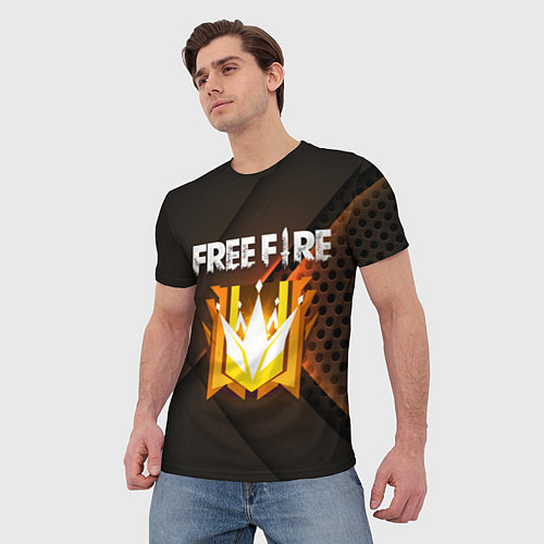 Мужская футболка FREE FIRE GRAND MASTER / 3D-принт – фото 3