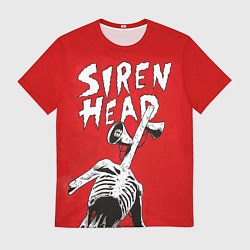 Футболка мужская Red Siren Head, цвет: 3D-принт