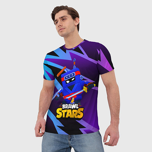 Мужская футболка Ash Brawl Stars Эш / 3D-принт – фото 3