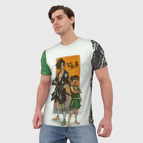 Мужская футболка Хяккимару и Такебо Дороро Z / 3D-принт – фото 3