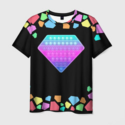 Футболка мужская POP IT DIAMOND, цвет: 3D-принт