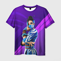 Футболка мужская Fortnite Blue Jade, цвет: 3D-принт