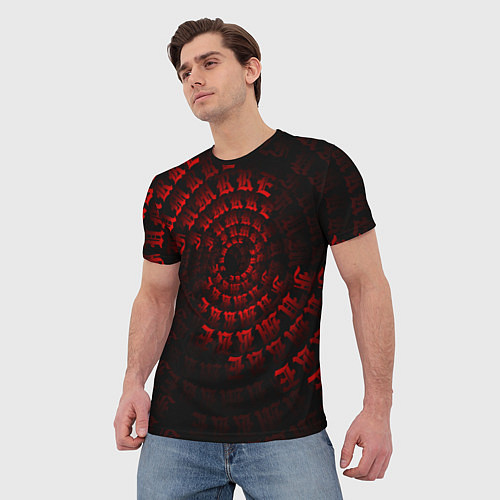 Мужская футболка Fumrre red / 3D-принт – фото 3