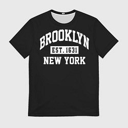 Футболка мужская Brooklyn, цвет: 3D-принт