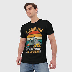 Футболка мужская Camping, цвет: 3D-принт — фото 2