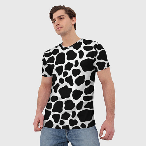 Мужская футболка Пятна Далматинца / 3D-принт – фото 3