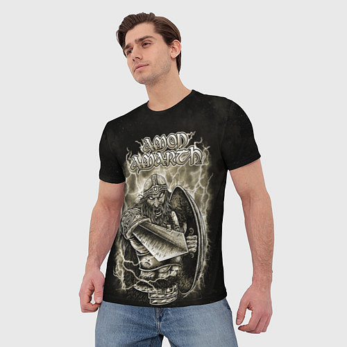 Мужская футболка Amon Amarth / 3D-принт – фото 3