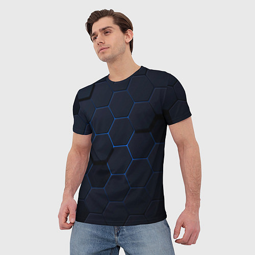 Мужская футболка Техносоты / 3D-принт – фото 3
