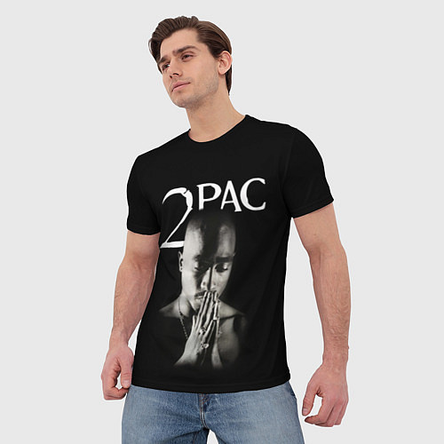 Мужская футболка TUPAC / 3D-принт – фото 3