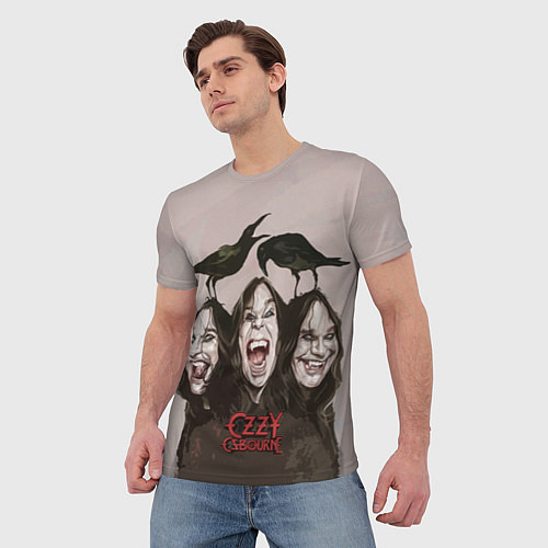 Мужская футболка Ozzy Osbourne / 3D-принт – фото 3