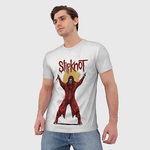 Мужская футболка COREY TAYLOR SLIPKNOT СЛИПКНОТ Z / 3D-принт – фото 3