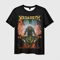 Футболка мужская Megadeth, цвет: 3D-принт