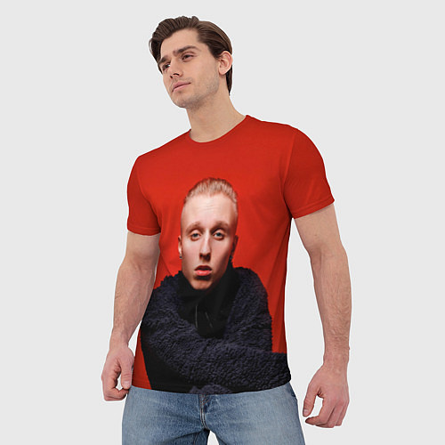 Мужская футболка Стильный Ти-Фэст / 3D-принт – фото 3
