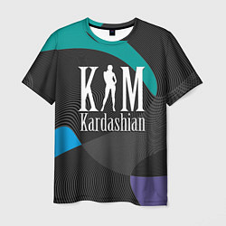 Футболка мужская Ким Кардашьян, цвет: 3D-принт