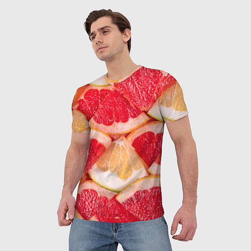 Мужская футболка ЦИТРУСОВЫЙ МИКС CITRUS MIX / 3D-принт – фото 3