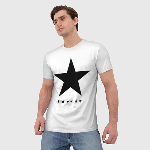 Мужская футболка Blackstar - David Bowie / 3D-принт – фото 3