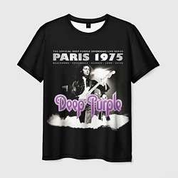 Футболка мужская Deep Purple - Paris 1975, цвет: 3D-принт