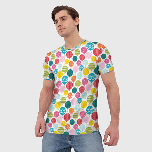 Мужская футболка Праздник / 3D-принт – фото 3