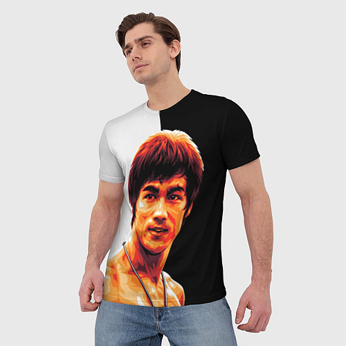 Мужская футболка Jeet Kune Do / 3D-принт – фото 3
