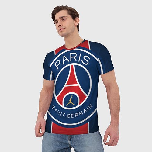 Мужская футболка Paris Saint-Germain PSG / 3D-принт – фото 3
