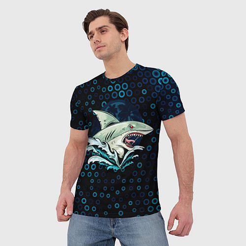 Мужская футболка Морская угроза / 3D-принт – фото 3