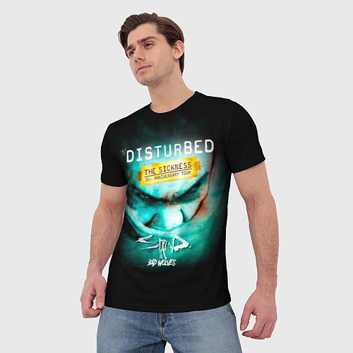 Мужская футболка The Sickness - Disturbed / 3D-принт – фото 3