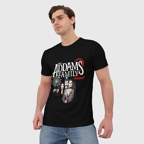 Мужская футболка Адамсы / 3D-принт – фото 3