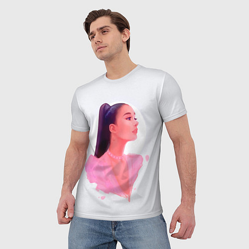Мужская футболка Ариана арт / 3D-принт – фото 3