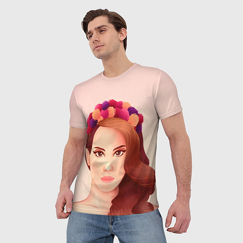 Мужская футболка Painted Lana / 3D-принт – фото 3