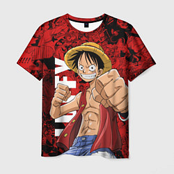 Футболка мужская Манки Д Луффи, One Piece, цвет: 3D-принт