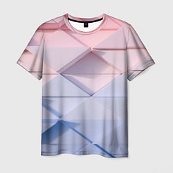 Футболка мужская Треугольники для тебя, цвет: 3D-принт