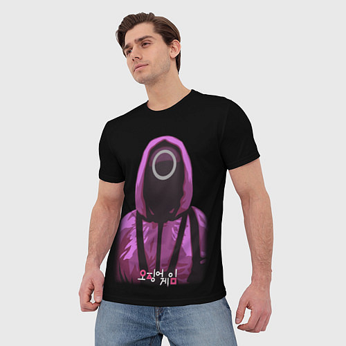 Мужская футболка Squid Game Circle Guy / 3D-принт – фото 3