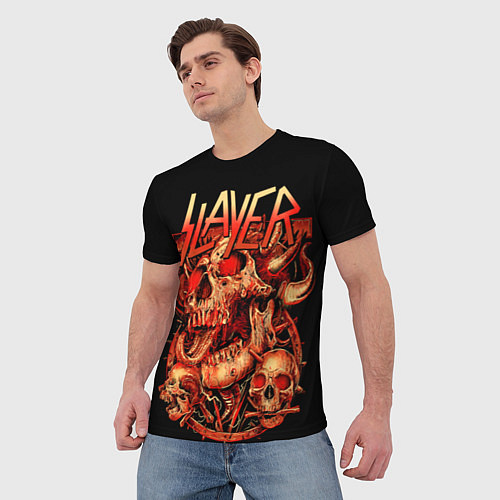 Мужская футболка Slayer, Reign in Blood / 3D-принт – фото 3