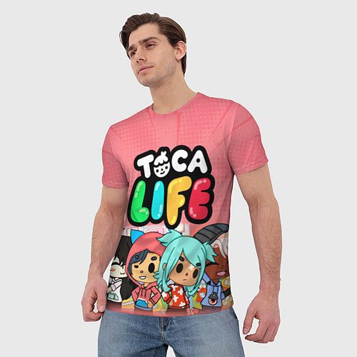 Мужская футболка Toca Life / 3D-принт – фото 3