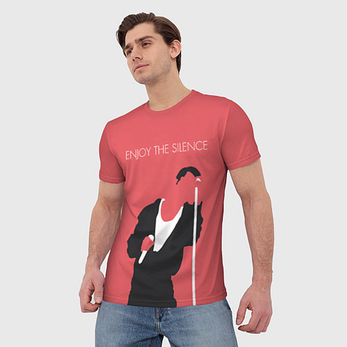 Мужская футболка Ганн на концерте / 3D-принт – фото 3